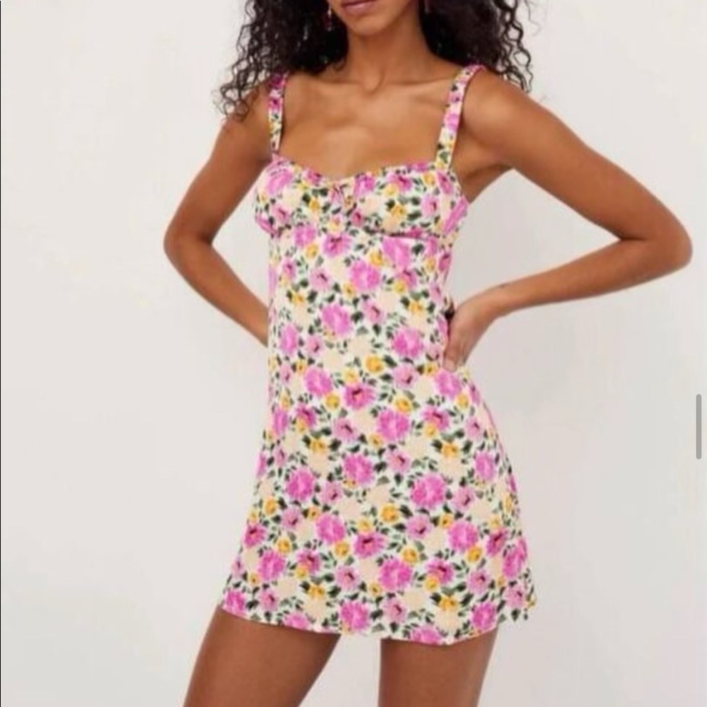 For Love and Lemons floral dress